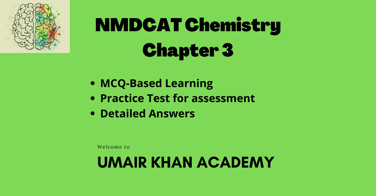 NMDCAT Chapter 3
