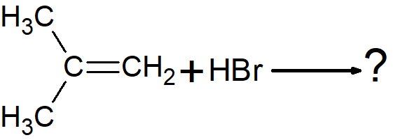 Hydrohalogenation of alkene