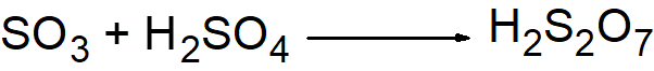 formation of oleum