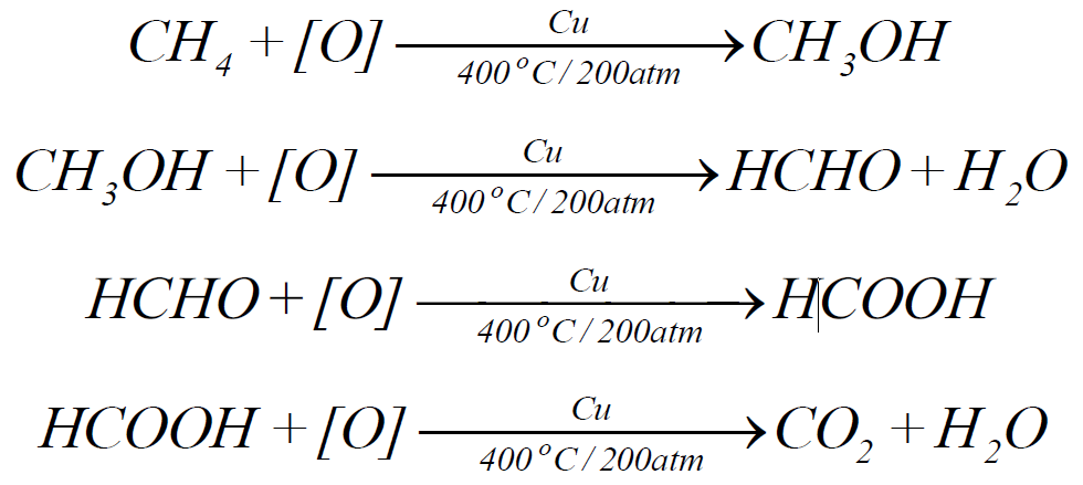 Aliphatic hydrocarbons through oxidation