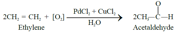 Ethylene to acetaldehyde 