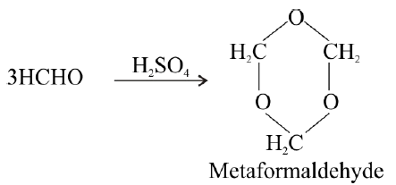 metaformaldehyde formation
