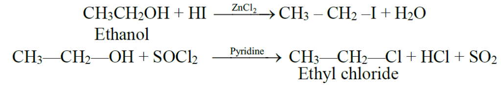 ethanol reaction
