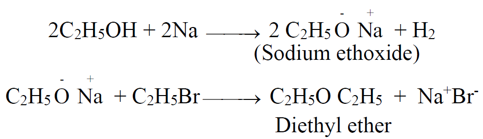 formation of diethyl ether